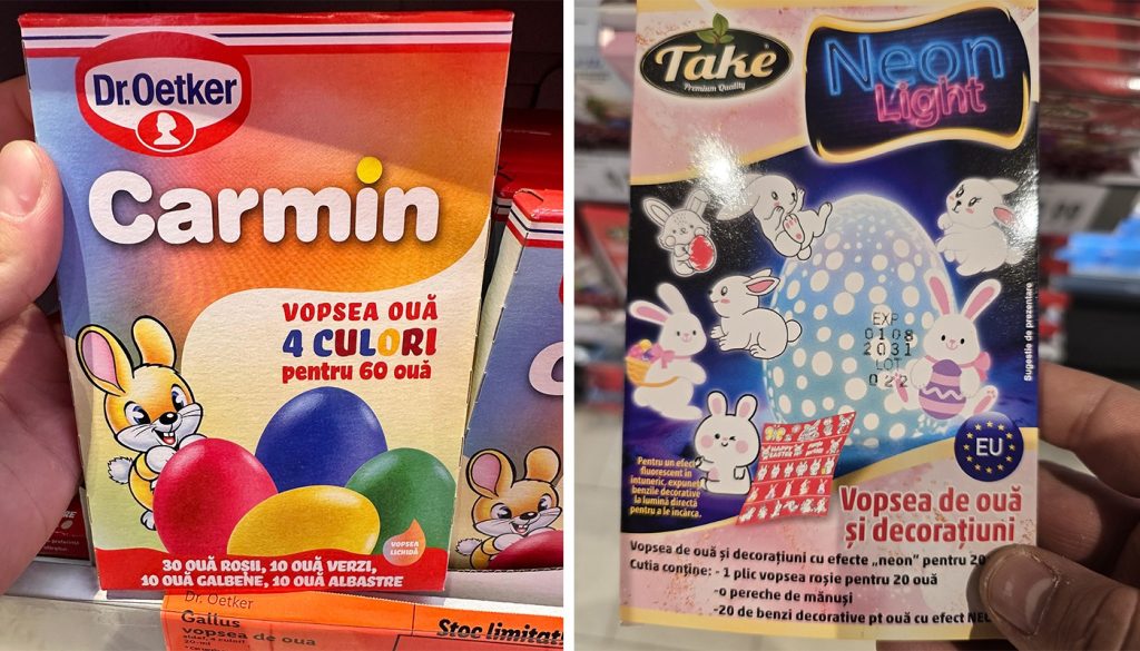 Dezvăluiri-șoc: Ce conțin coloranții de ouă LIDL și Kaufland?