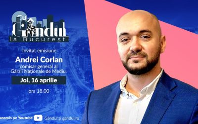 Cu Gândul la București revine joi: Andrei Corlan, invitat de la ora 18:00