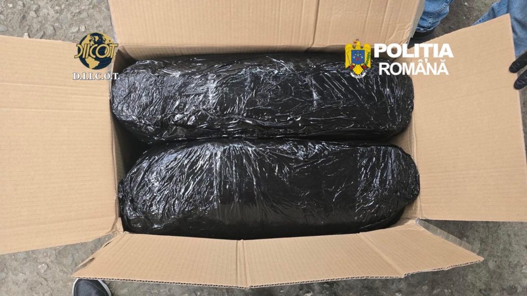 Captură la Târgu Mureș: 13 kilograme de canabis aduse din Spania