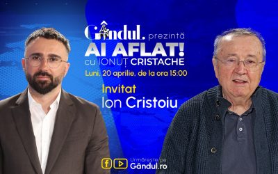 Cristache și Cristoiu, față-n față la Gândul: Ai Aflat! debutează luni