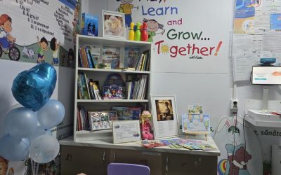 Minibiblioteci pentru copiii internați la Spitalul Județean Buzău