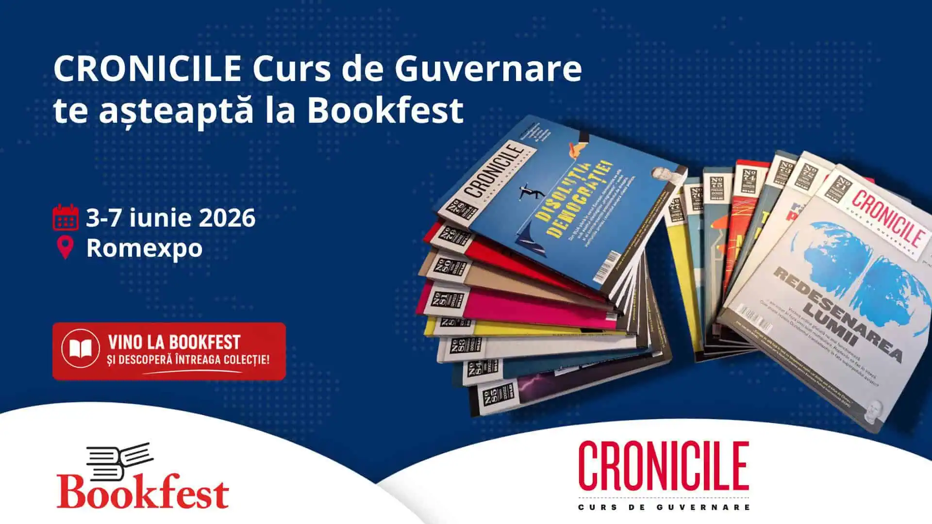 Cronicile Curs De Guvernare la Bookfest 2026: Întâlnire cu cititorii