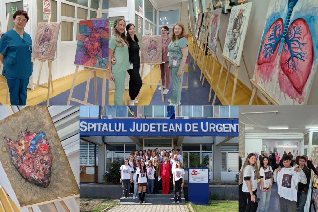 Culori și viață la Spitalul Județean Buzău: Expoziție despre fragilitate