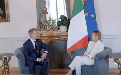 Peter Magyar, cu Giorgia Meloni: „Trăiască prietenia italo-ungară!”