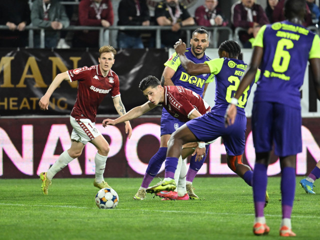 Rapid – CFR Cluj 1-2: Ardelenii câștigă la limită, Giuleștiul, în cădere liberă