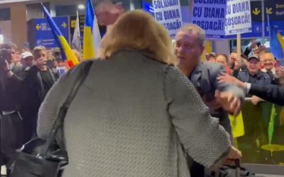 Haos la Otopeni: Diana Șoșoacă, fără imunitate, a revenit din Europa