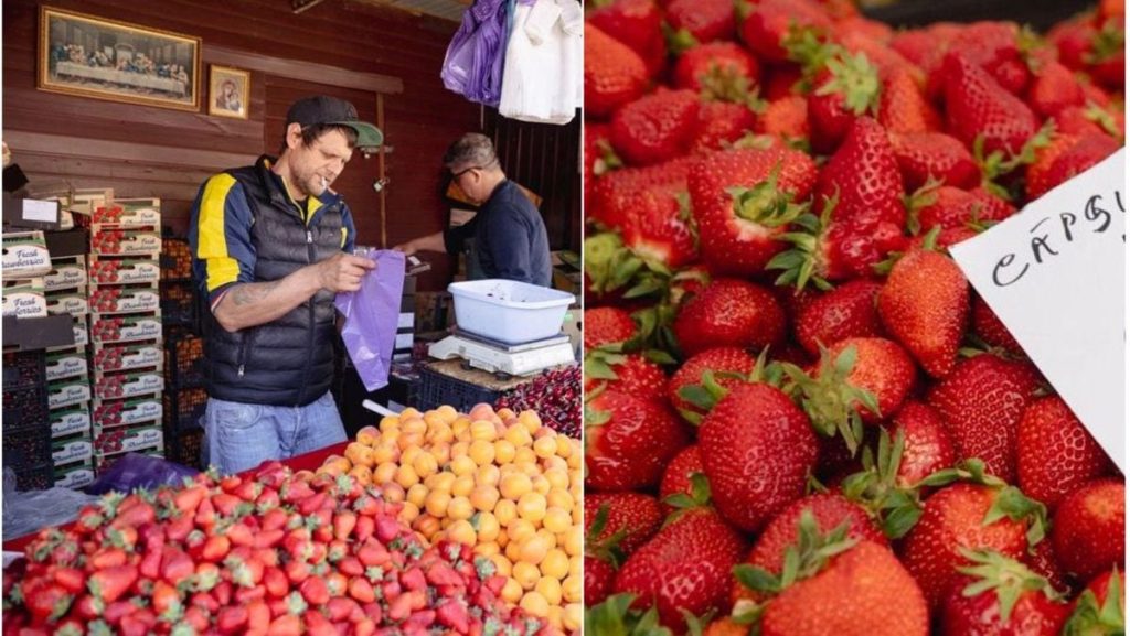 Căpșune: Prețuri-șoc în Piața Amzei vs Obor! Diferența e MARE în București