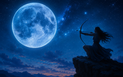 Luna Plină Albastră în Săgetător: Schimbări MAJORE pentru zodii!