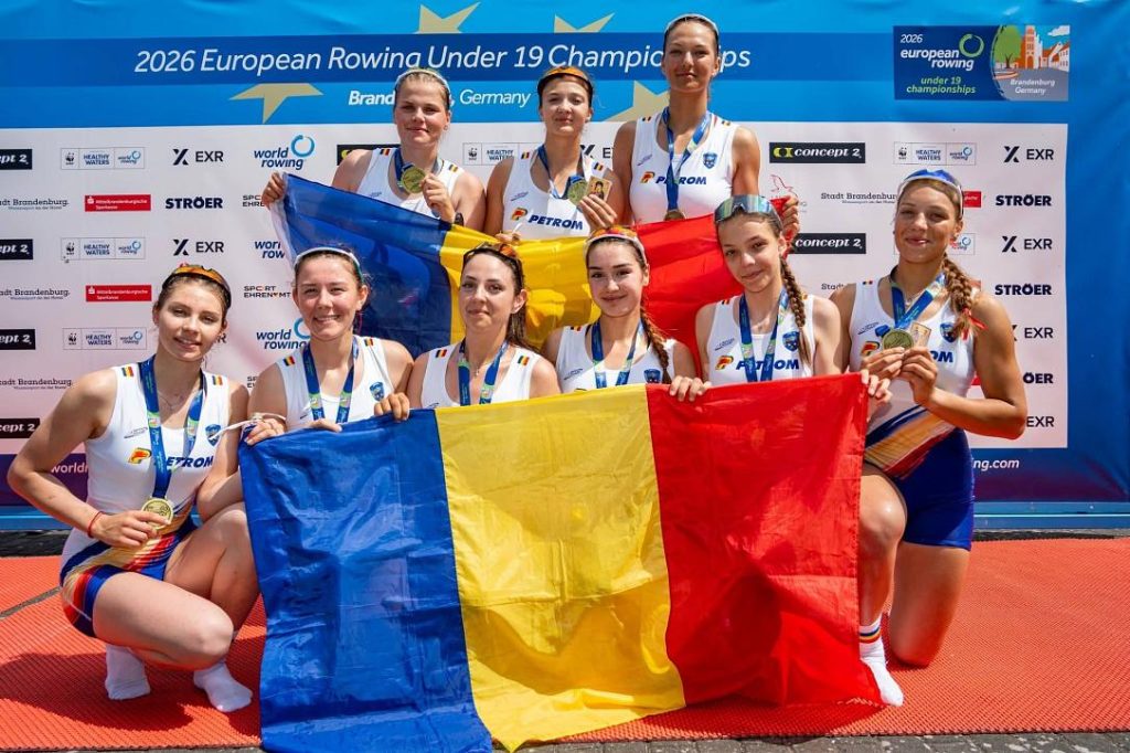 România, AUR la Campionatele Europene de Canotaj U19: 7 medalii