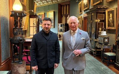 Zelenski, audiență regală la Londra. Pace în discuții