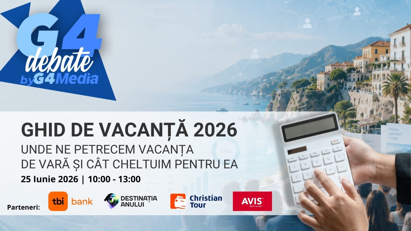 Ghișeu de vacanță 2026: LIVE de la 10:00 pe G4Media