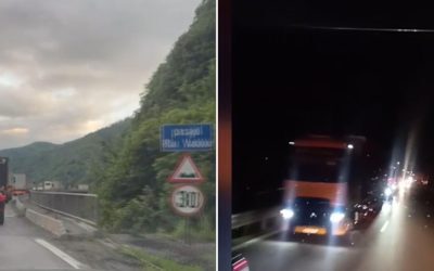 Valea Oltului, noapte albă-n trafic intens