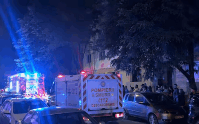Baia Mare: Două morți într-un incendiu, 50 evacuați