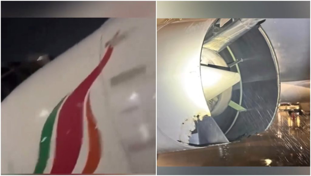 AVION LOVIT DE FULGER: Panică la bord, aterizare forțată