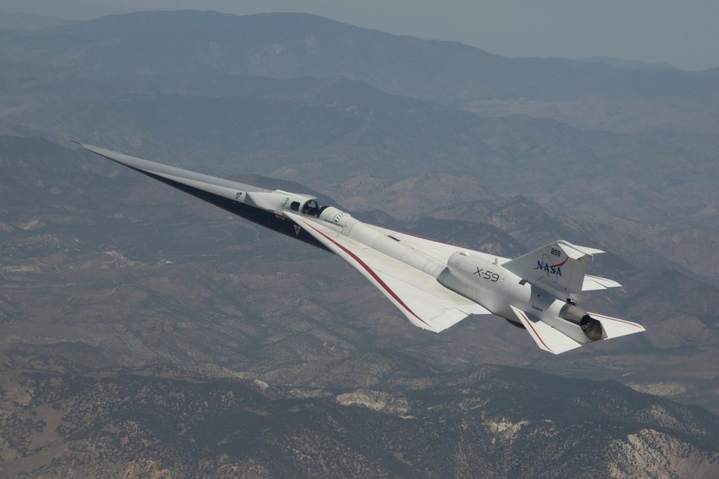 X-59 „Quesst” a spart bariera sunetului. Primul zbor supersonic experimental