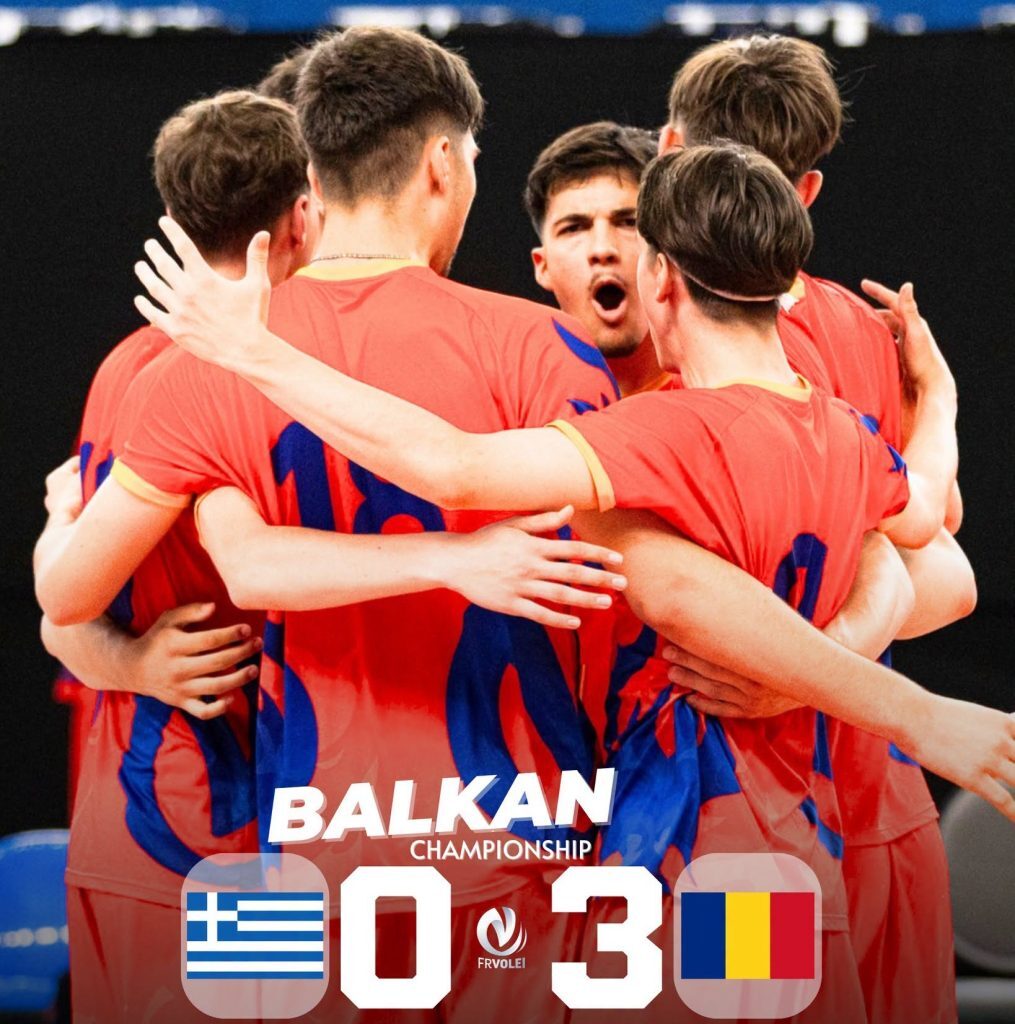 România, locul 5 la Balcani U18 volei masculin
