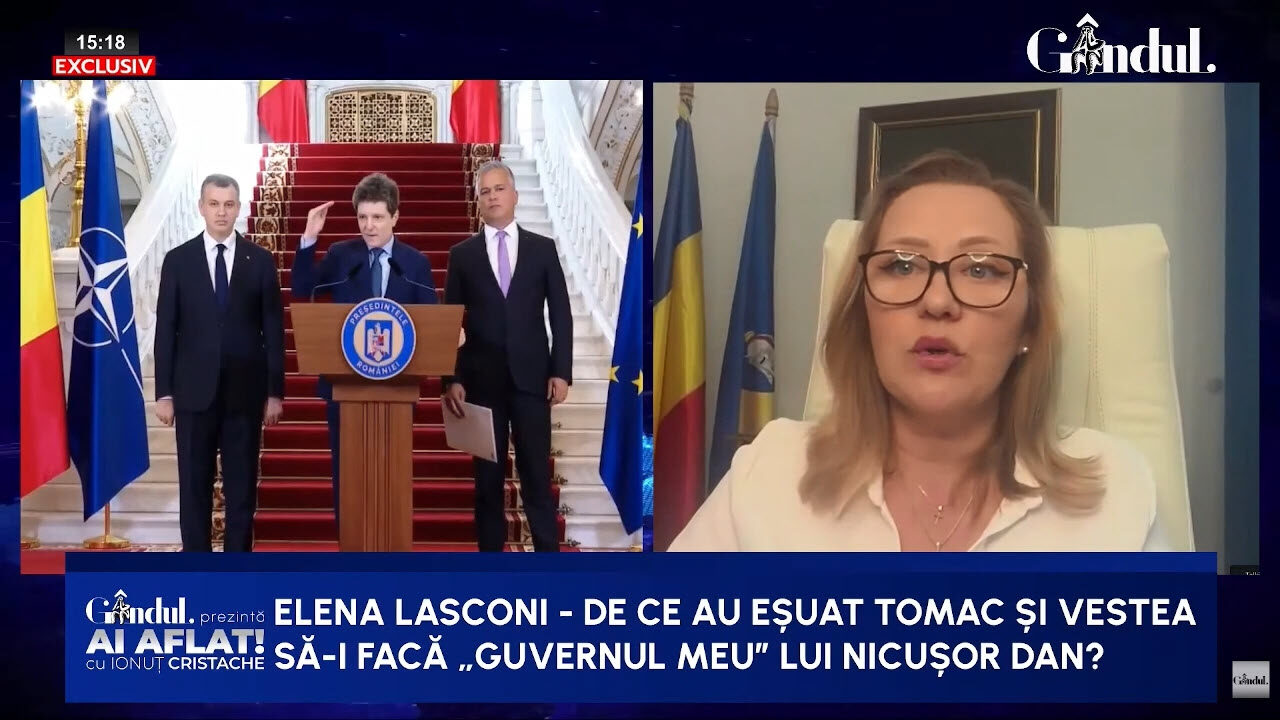 Lasconi: Nicușor Dan dă țeapă cu nominalizările de premier