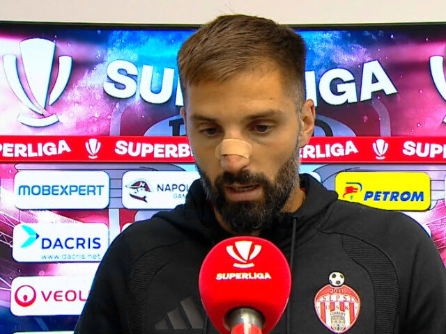 Jucător Rapid, bandajat, explică victoria: „Intenția mea a fost asta”