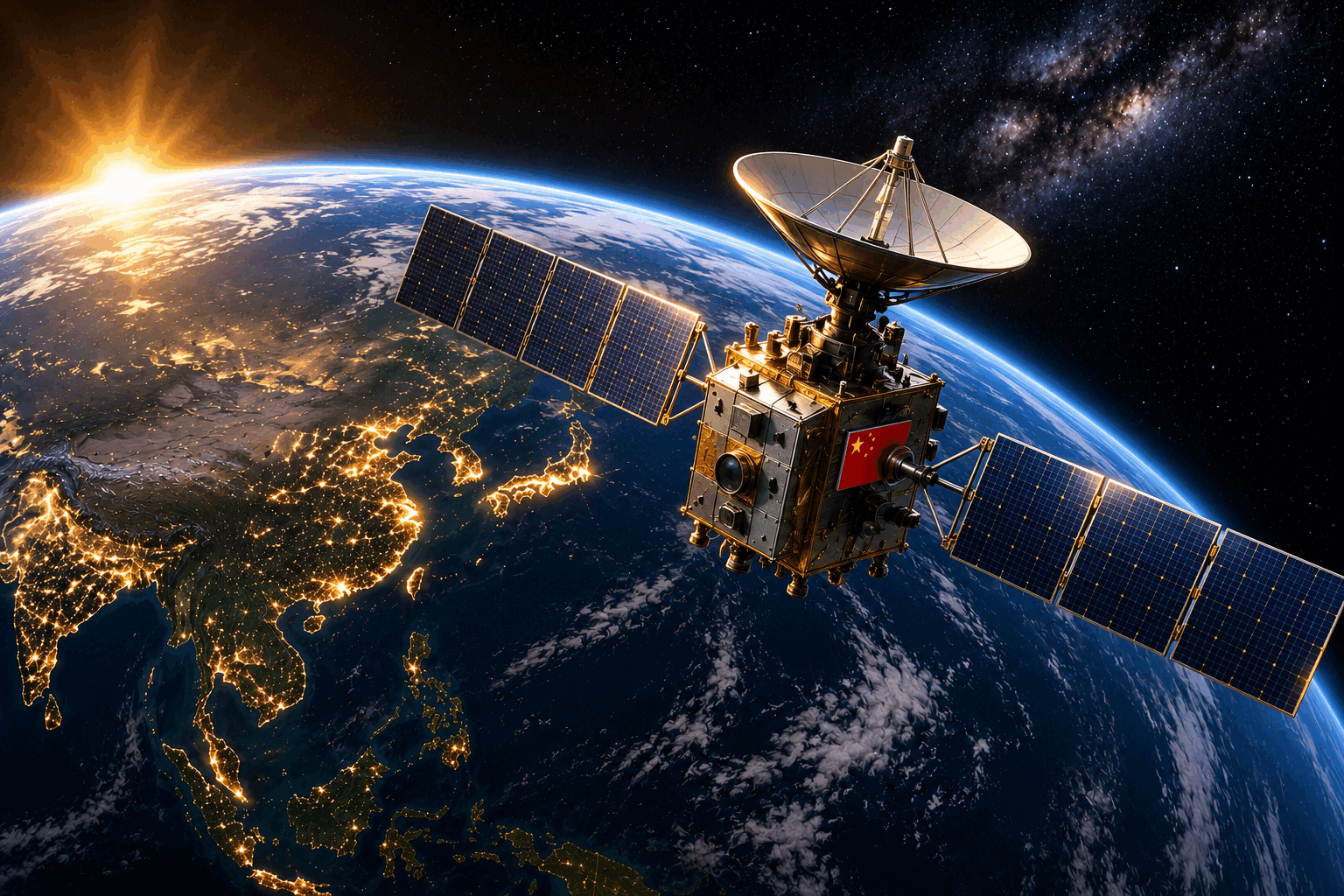 China, satelit spion cu metal rar sub controlul Beijingului