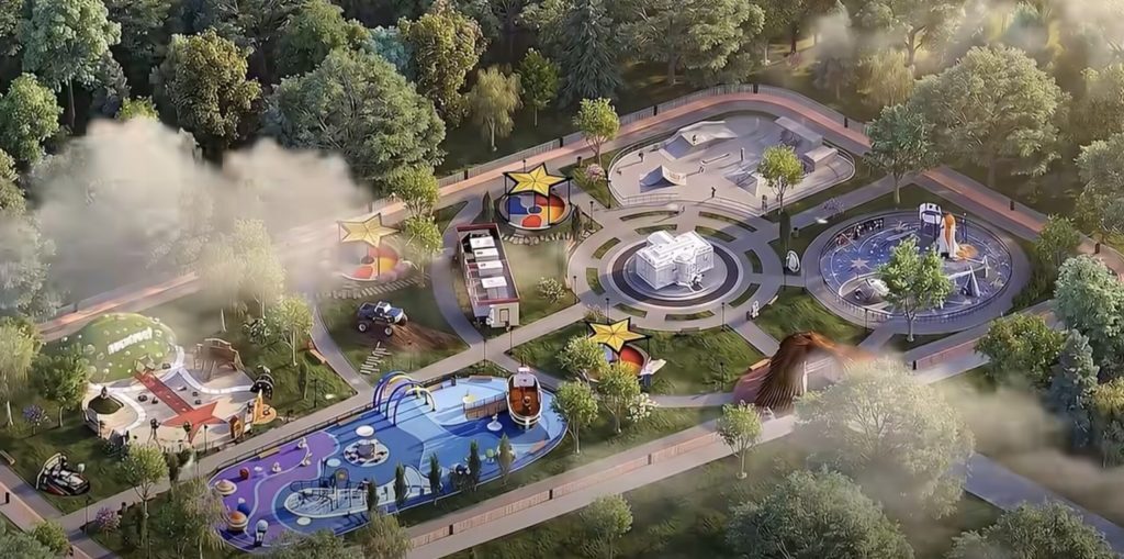 Zampolli laudă parcul lui Băluță din Sector 4, numit după Trump