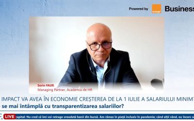 Salariu minim: 1,5 mil. angajați cu creșteri. Faur, Academia de HR, explică