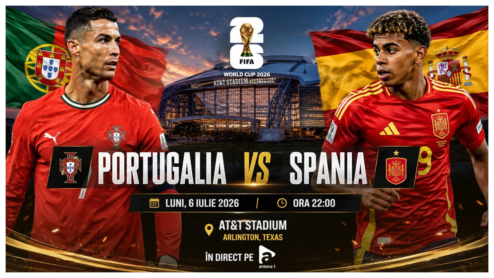 Spania, în lacrimi! Rezerva merino, erou în prelungiri. Ronaldo pierde duelul cu Messi