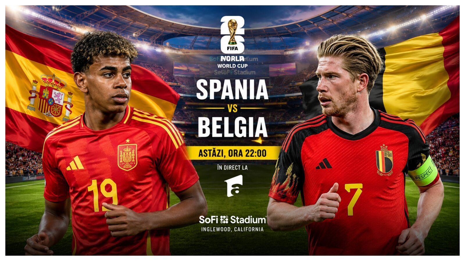 Belgia 2-1 la Mondial: Merino salvează Spania, semifinală cu Franța