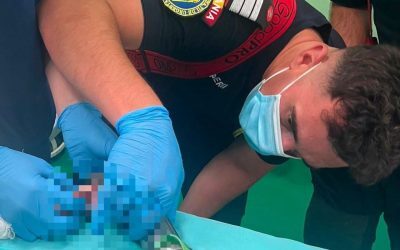Pompieri, miracol la 2 ani: Copil salvat din mașina de tocat
