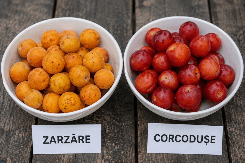 Zarzăre vs. Corcodușe: Diferențe clare pentru toți