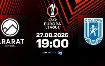 Oltenii în Europa: Ararat-Armenia, marea finală la Digi Sport
