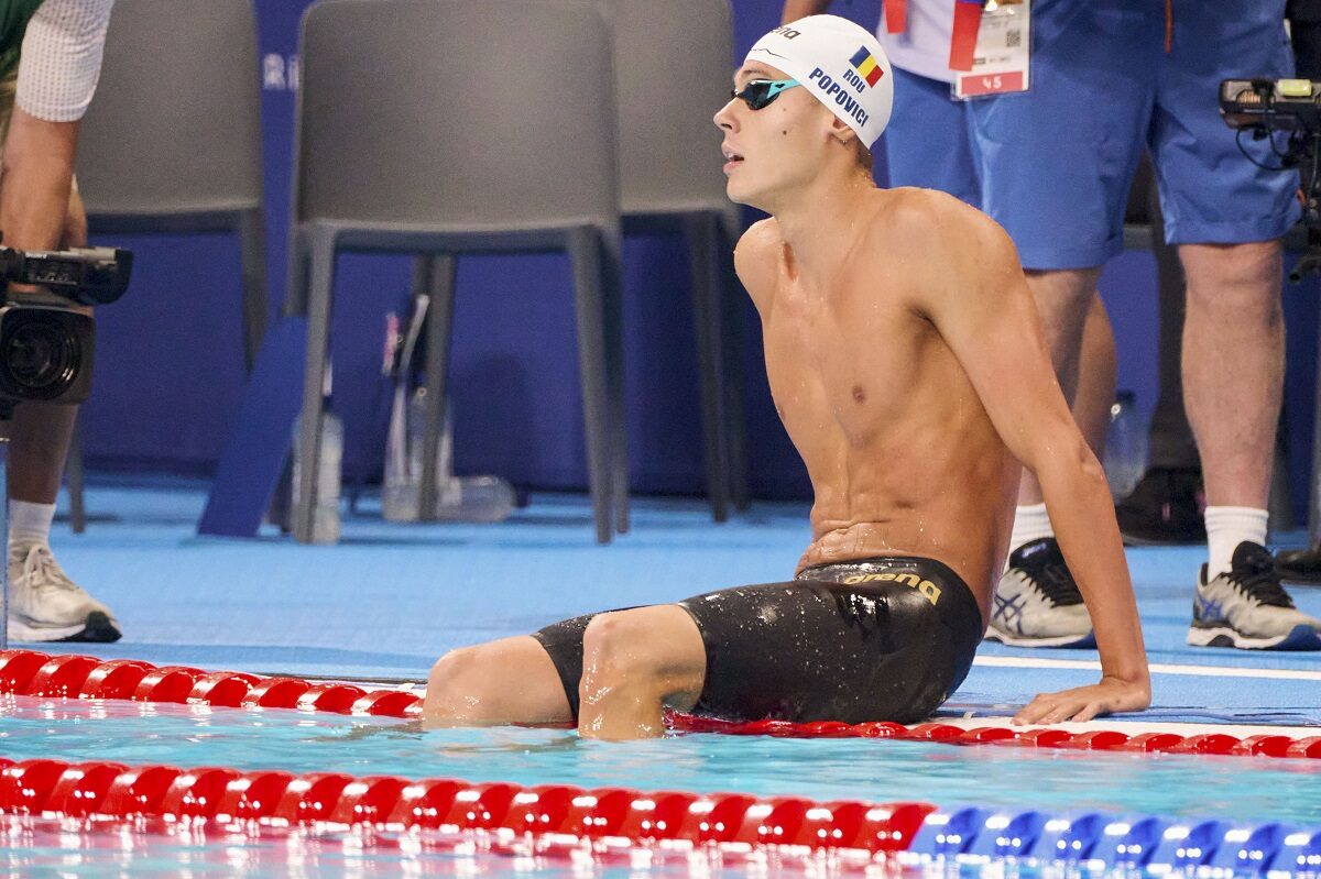 Popovici, semifinale la CE 2026 la 200m liber, al 4-lea timp
