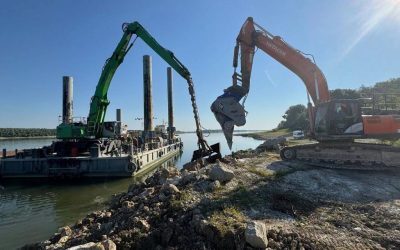 România scufundă nave cu pietre pe Dunăre pentru centrala nucleară
