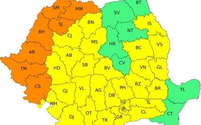 România, sub coduri de căldură: Val galben, portocaliu