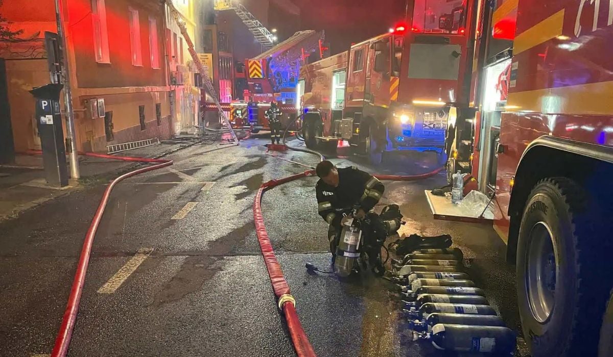 Incendiu Pensiune Hașdeu, Cluj: Focul a cuprins și case învecinate