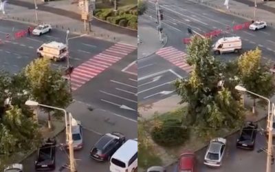 Ambulanță blocată la Ploiești din cauza Zilelor orașului: adolescent înjunghiat, redirectat VIDEO