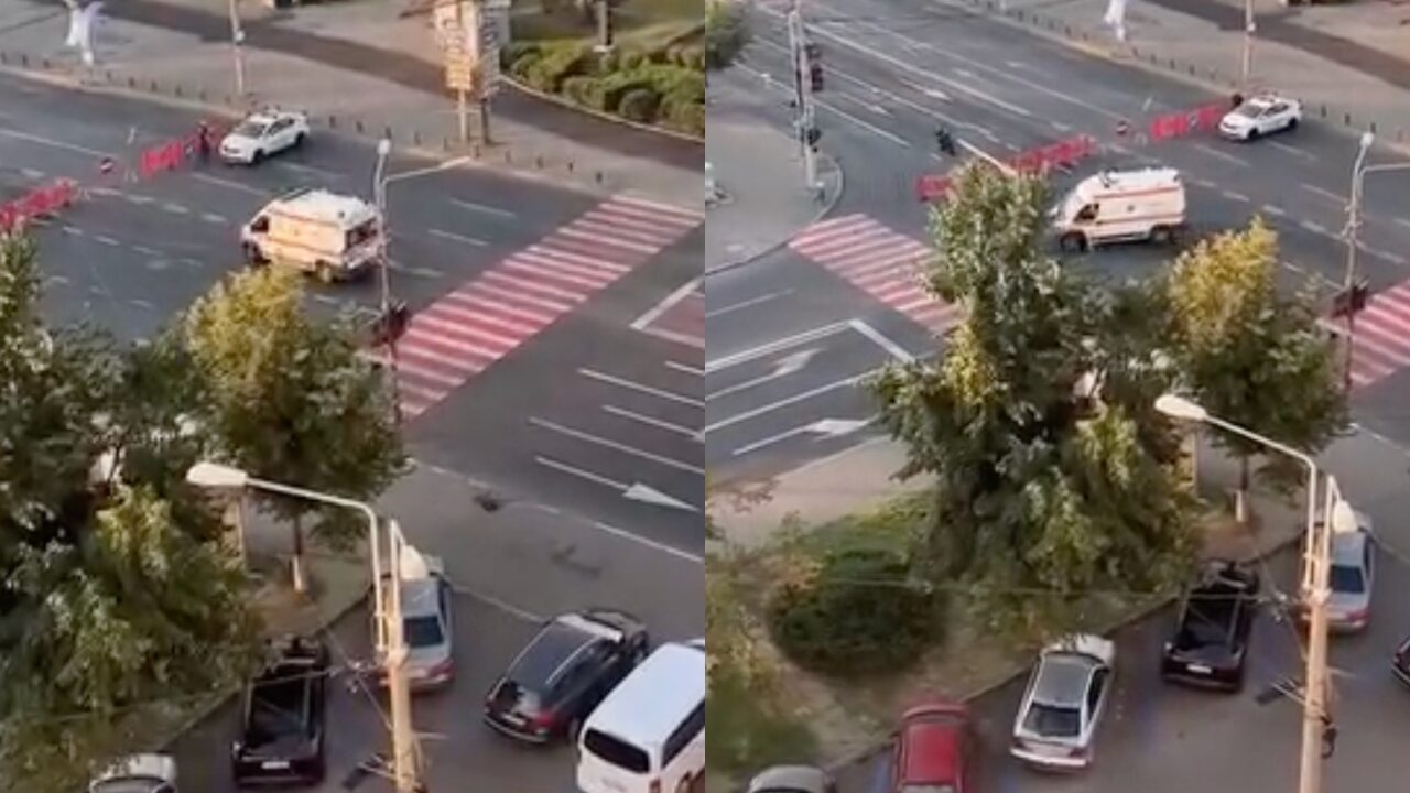 Ambulanță blocată la Ploiești din cauza Zilelor orașului: adolescent înjunghiat, redirectat VIDEO