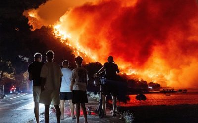 Croația în flăcări: Pericol pe coasta Adriaticii