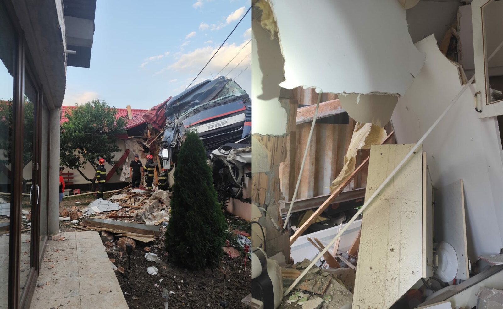 TIR spulberă gospodării în Vaslui: o casă distrusă