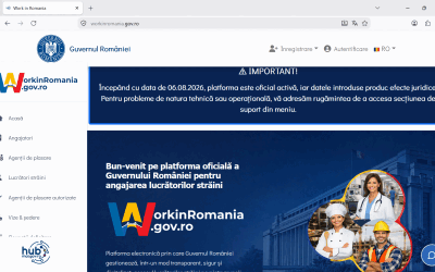 Workinromania, activ: platforma obligatorie pentru angajarea străinilor