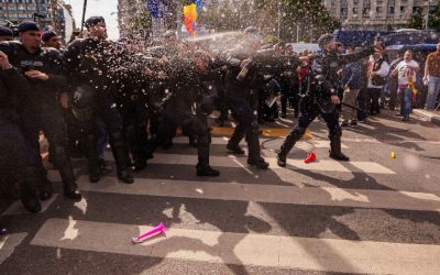 Prefectul Capitalei: Nu oierii au organizat violența protestului